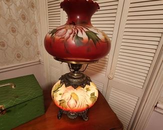 Vintage Hand Painted Gone with the Wind Lamp