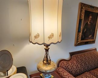 Amazing MCM Hollywood Regency Style Lamps (pair available)