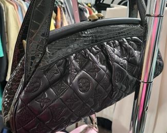 Louis vuitton alligator and Leather handbag!