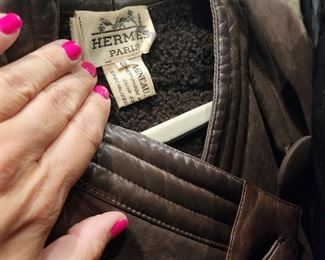 Hermes.leather jackets