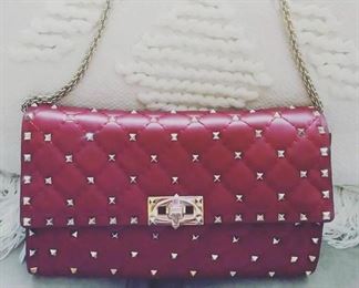 Valentino rockstud crossbody/clutch