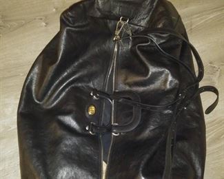 Gucci XL convertible leather carryon/duffle 