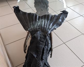 Vintage Bronze Mermaid Coffee Table