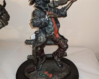 Emmett Kelly Jr "The Maestro" Bronze Sculpture By Artist Peter Apsit