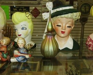 Lady Head Vases