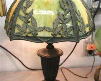 Bradley Hubbard Lamp Signed