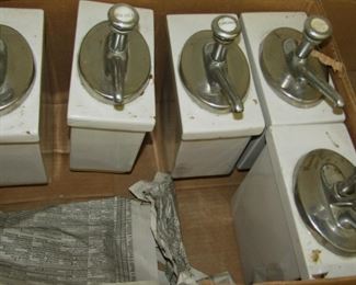 Porcelain Soda Fountain Syrup Dispensers