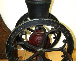 Antique coffee grinder, Elgin National Coffee Mill