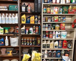 Various Shelving Units.