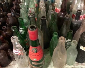 Vintage/Antique Glass Bottles.
