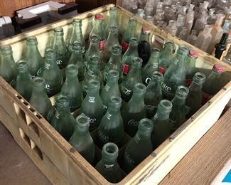 Vintage Coca Cola Bottles.