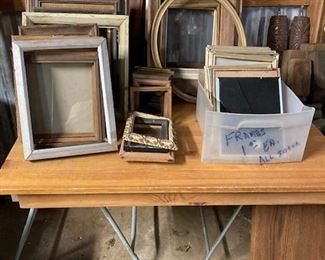 Antique Picture Frames. Many Available in the Barn.