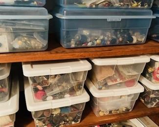 Containers of Buttons. We have a few remaining.