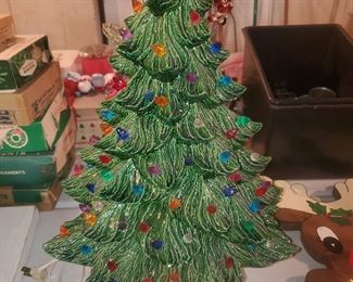 Vintage ceramic tree