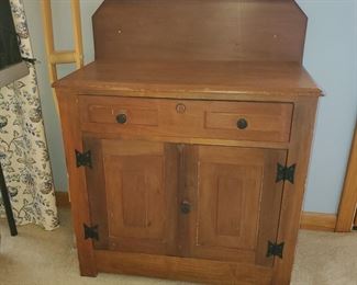 Vintage oak washstand