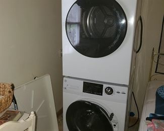 Like new GE stackable washer & dryer