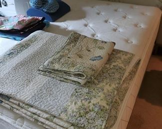 Full Bed with brass headboard