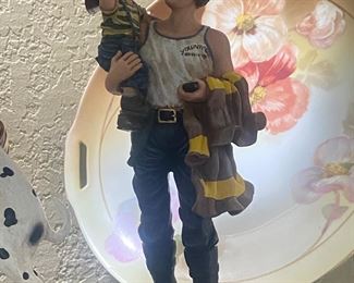 Red Hats of Courage Figurine