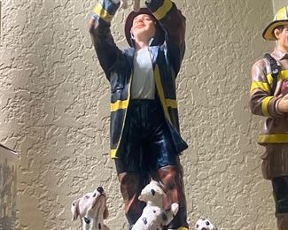 Red Hats of Courage Figurine