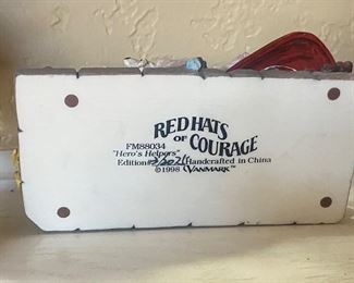 Red Hats of Courage Figurine