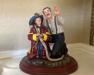 Red Hats of Courage Figurine