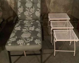 Lounge Chair And Nesting Tables