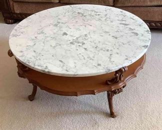 Round Marble, Coffee Table