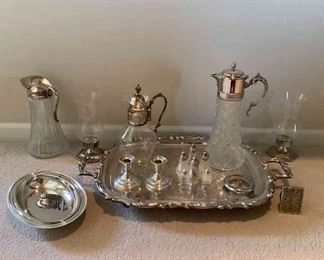 Silver Plated Entertainment Items.