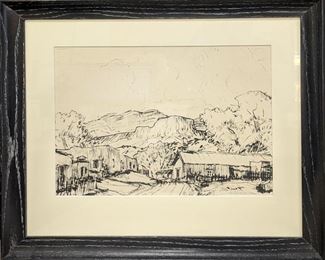 Village Scene Von Hassler