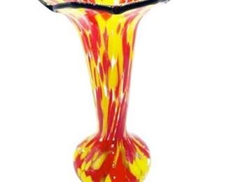 Lot 055 4 Bid(s)
Czechoslovakia End Of Day Red & Yellow Bud Vase