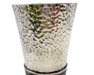 Lot 071 4 Bid(s)
Los Castillo MCM Hammered Mexican Silver Cup