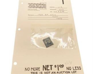 Lot 095 1 Bid(s)
1929 5 Cent KANS Stamp