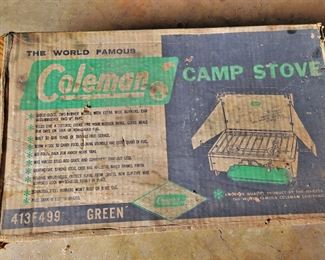 Coleman camp stove