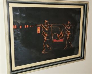 Vintage Oriental artwork