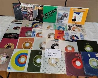 60s80s Mixed 45s Vinyl 
