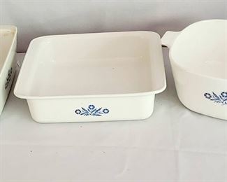 Blue Cornflower Corningware Pieces