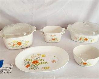 Corning Corelle Casseroles And Platter