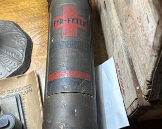 vintage fire extingishers 