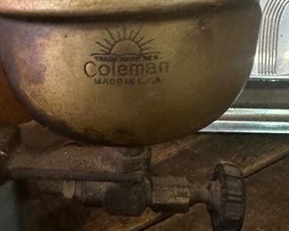 antique coleman iron