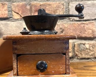 antique coffee grinder