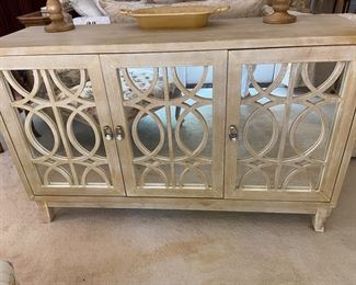 Pier One mirrored cabinet