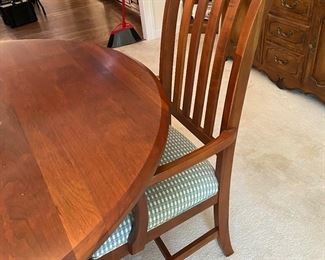 Ethan Allen American Impressions Mission Style dining table, chairs, and Sideboard
