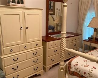 Country Crossings Queen Poster bed Ethan Allen furniture, Bedroom #2