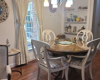 Ethan Allen French Provecial dining table and chairs in Breakfast Nook