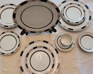 Fitz and Fleur, "Fleur Orientale Black", 16 pieces, see photo