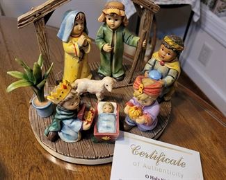 'O Holy Night' M. I. Hummel, with Certificate of Authenticity 