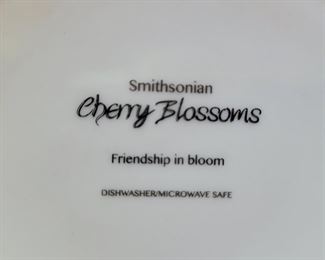 Smithsonian "Cherry Blossoms" 3 pice tea set