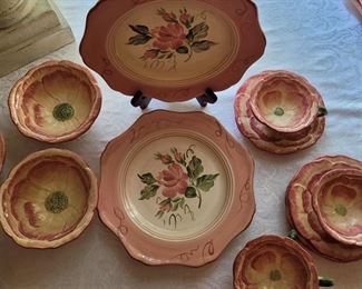 Certified International, Cottage Rose 10 pieces