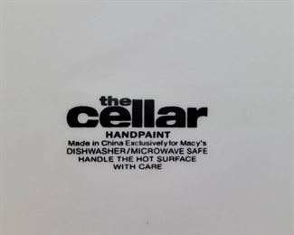 The Cellar, hand painted, 12 piece set