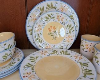 The Cellar, hand painted, 12 piece set